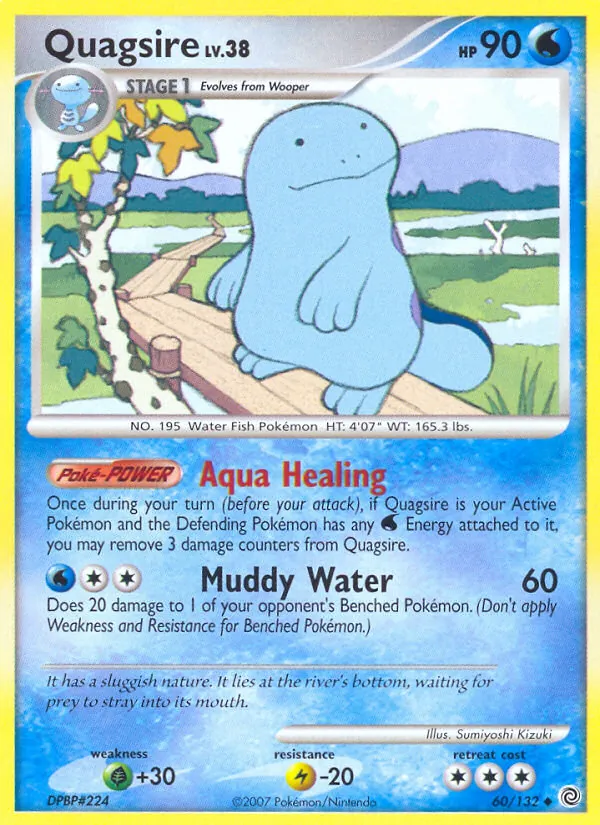 Quagsire #60 – Secret Wonders card
