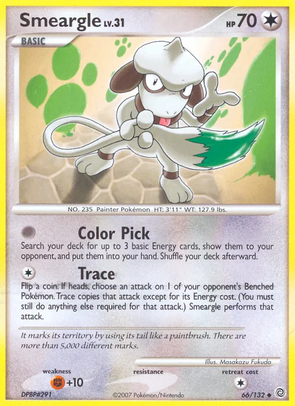 Smeargle #66 – Secret Wonders card