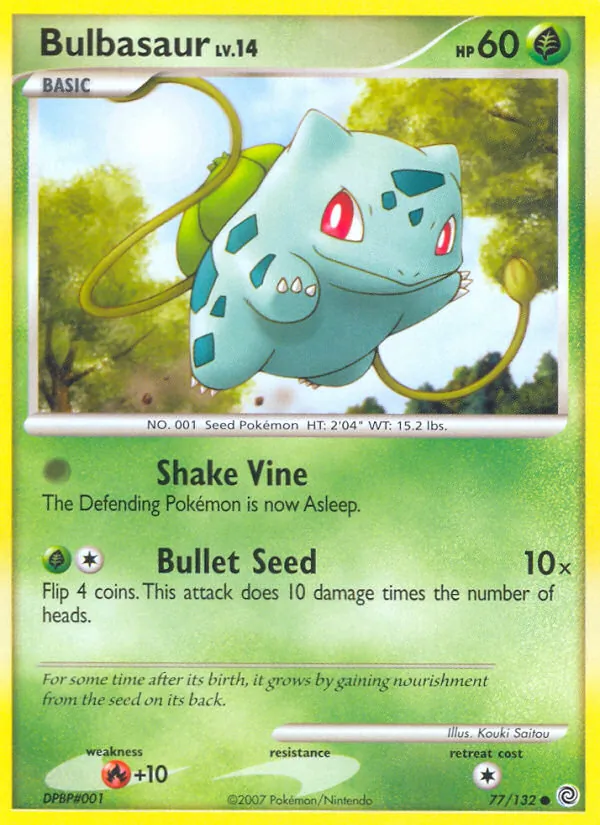 Bulbasaur #77 – Secret Wonders card