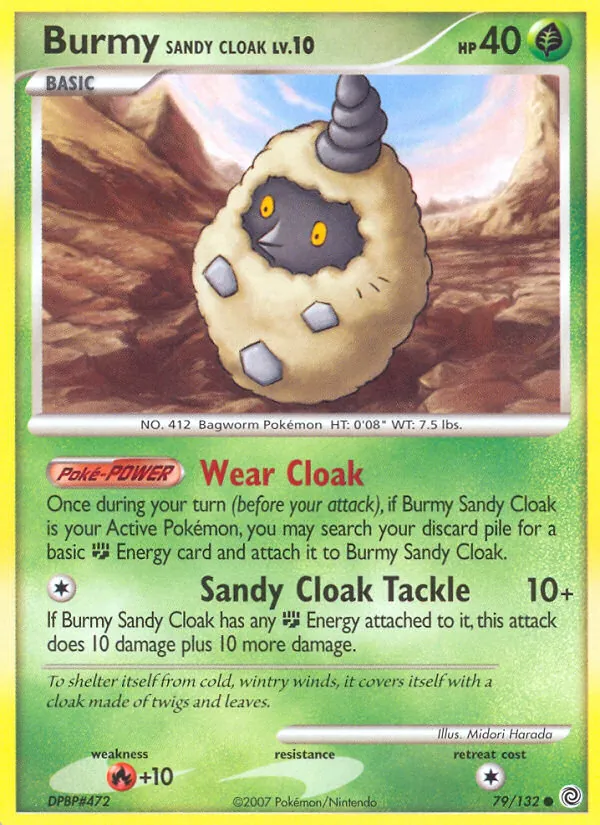 Burmy Sandy Cloak #79 – Secret Wonders card
