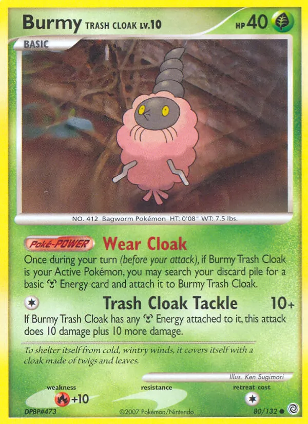 Burmy Trash Cloak #80 – Secret Wonders card