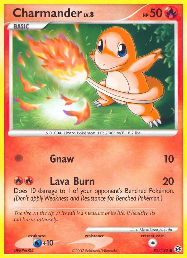 Charmander #82 – Secret Wonders card