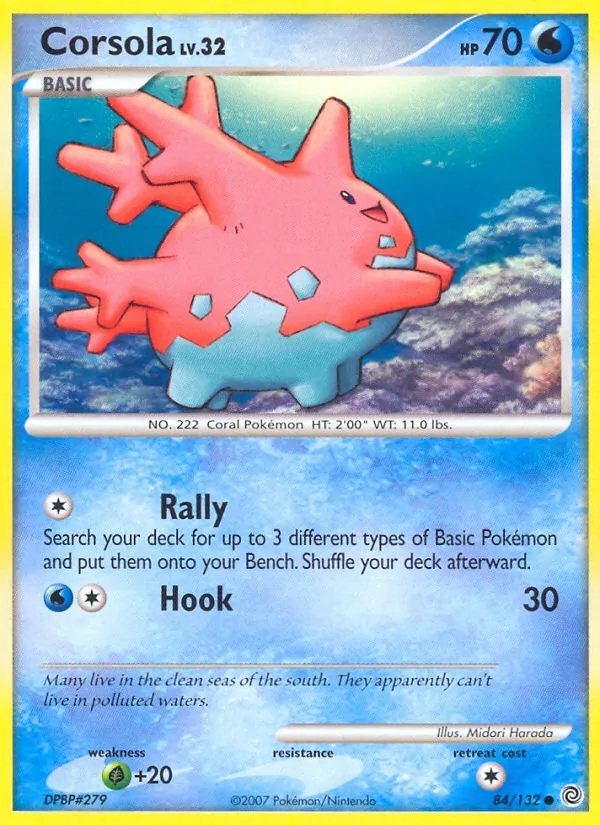 Corsola #84 – Secret Wonders card