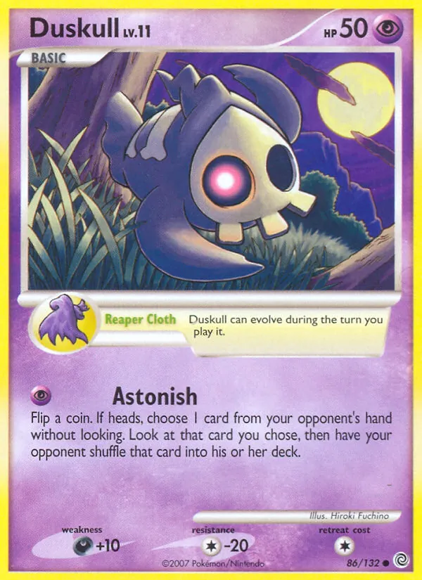 Duskull #86 – Secret Wonders card