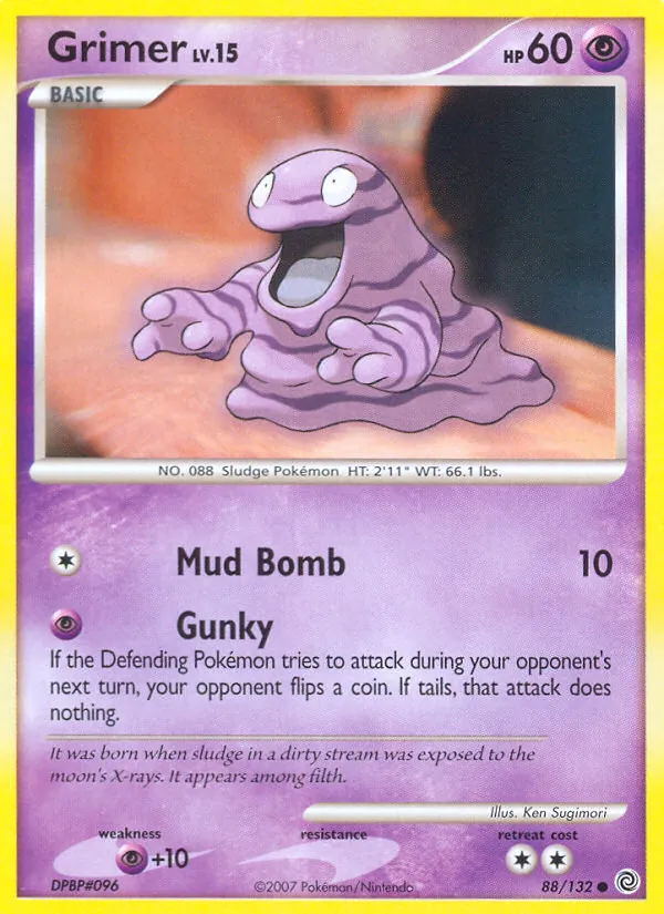 Grimer #88 – Secret Wonders card
