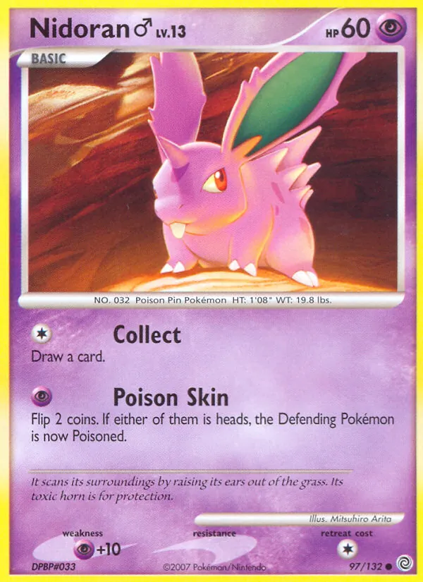 Nidoran♂ #97 – Secret Wonders card