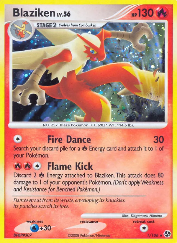 Blaziken #1 – Great Encounters card