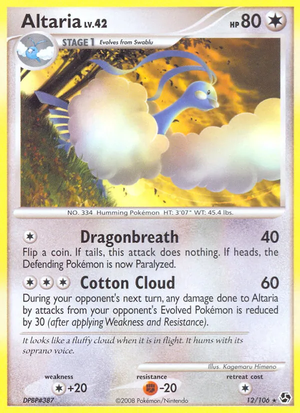 Altaria #12 – Great Encounters card