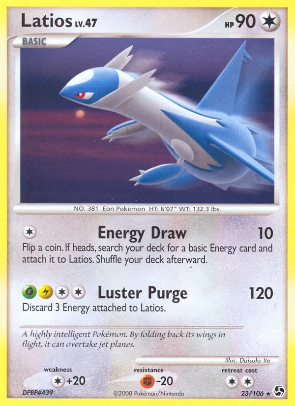 Latios #23 – Great Encounters card