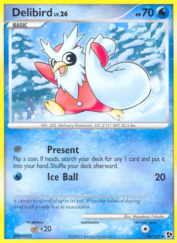 Delibird #36 – Great Encounters card