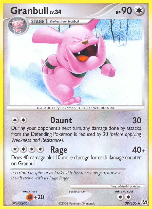 Granbull #39 – Great Encounters card