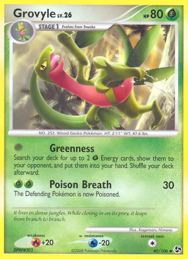 Grovyle #40 – Great Encounters card