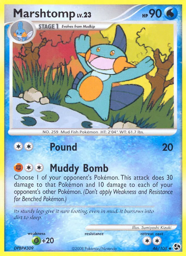 Marshtomp #46 – Great Encounters card
