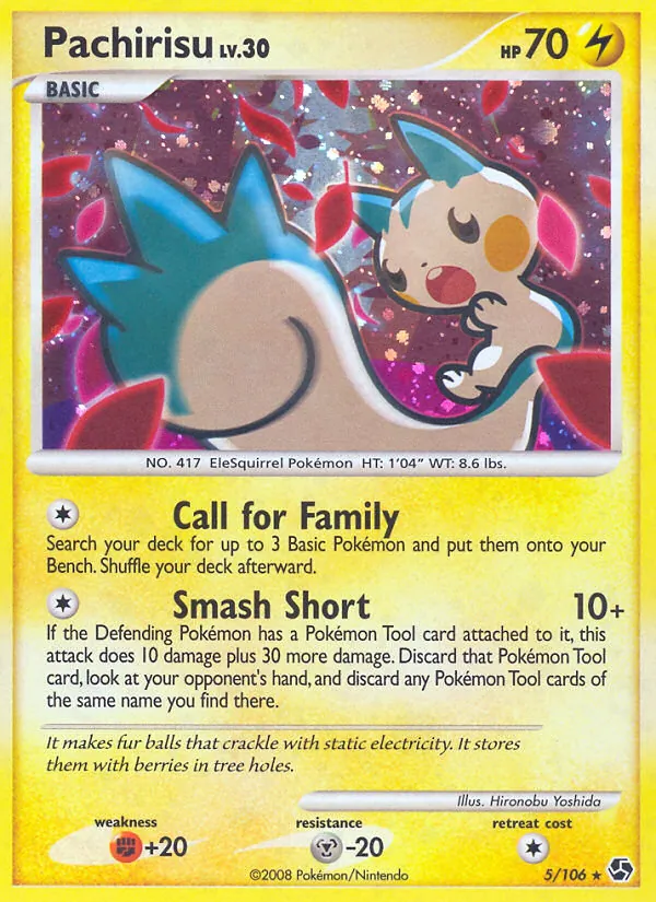 Pachirisu #5 – Great Encounters card