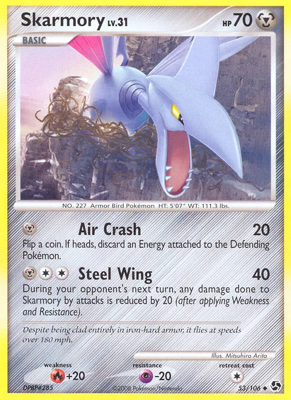 Skarmory #53 – Great Encounters card