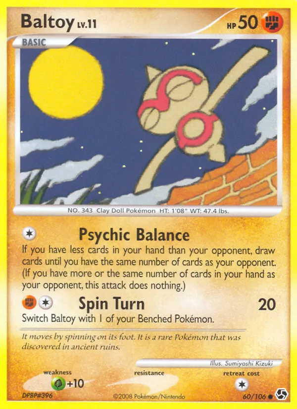 Baltoy #60 – Great Encounters card