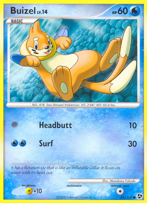 Buizel #61 – Great Encounters card
