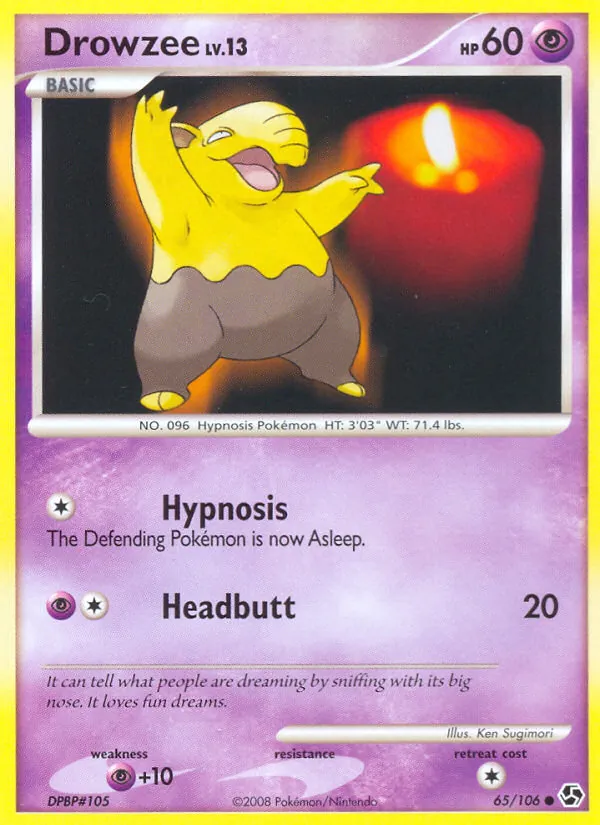 Drowzee #65 – Great Encounters card