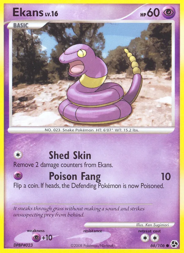 Ekans #66 – Great Encounters card