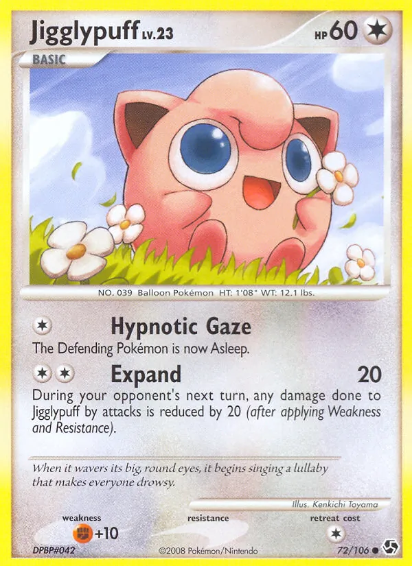 Jigglypuff #72 – Great Encounters card