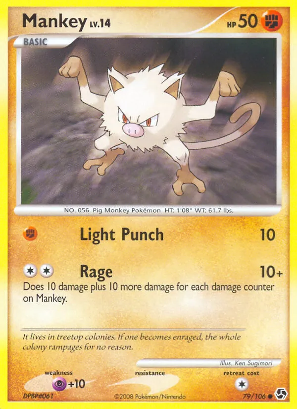 Mankey #79 – Great Encounters card