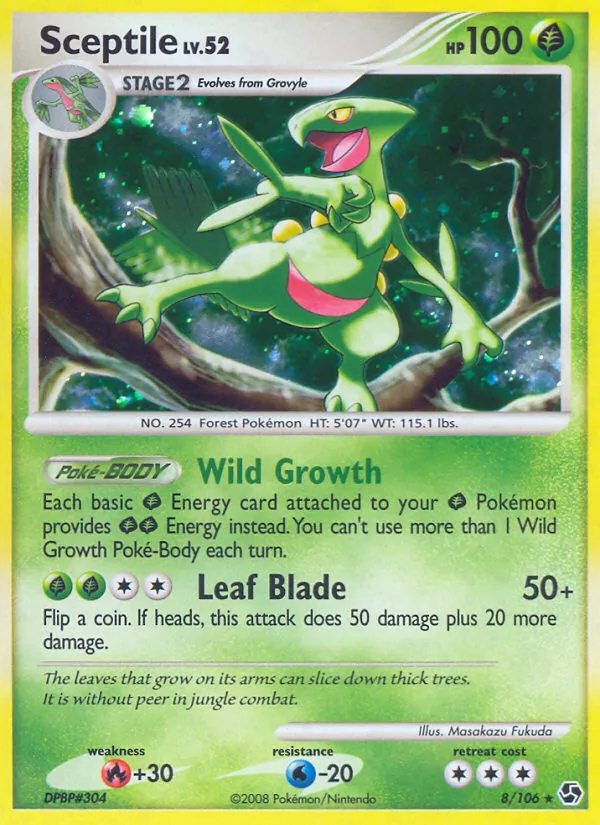 Sceptile #8 – Great Encounters card