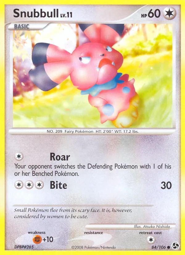 Snubbull #84 – Great Encounters card