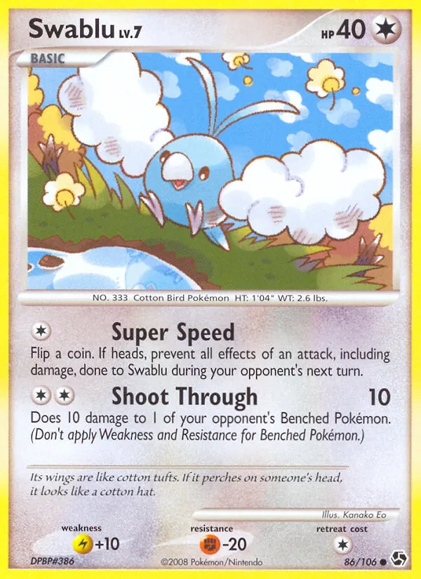 Swablu #86 – Great Encounters card
