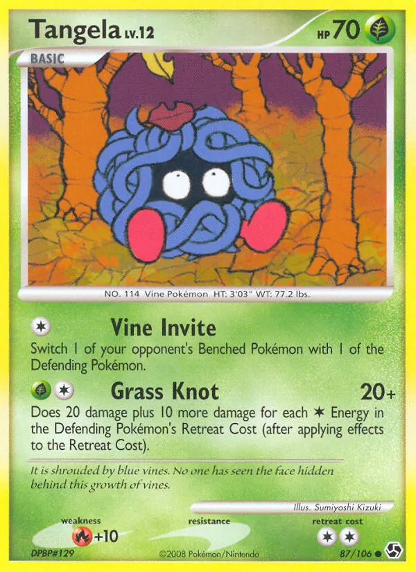 Tangela #87 – Great Encounters card