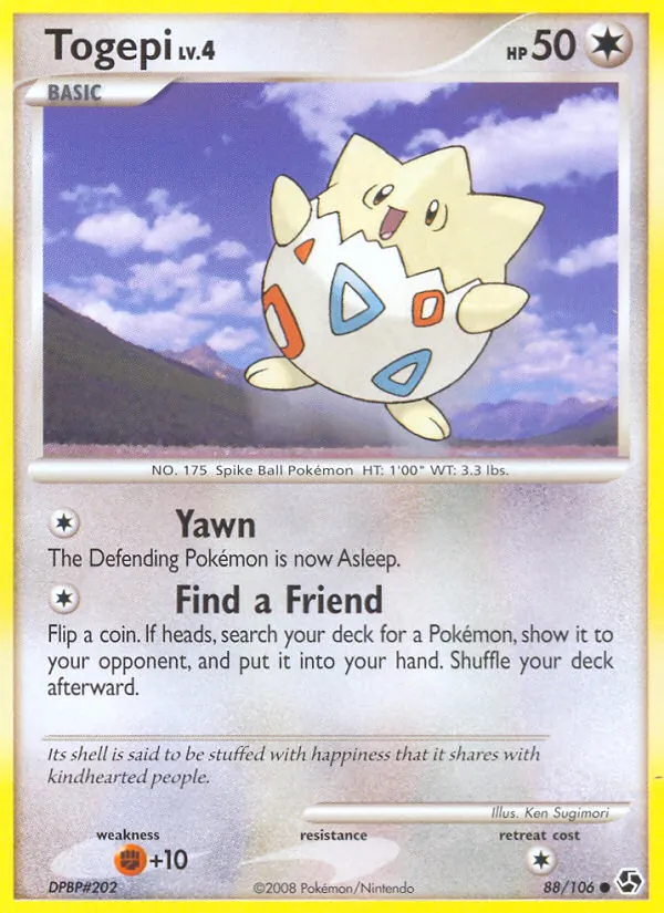 Togepi #88 – Great Encounters card