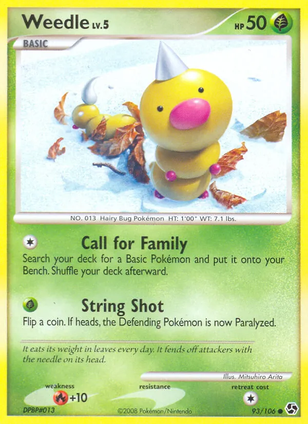 Weedle #93 – Great Encounters card