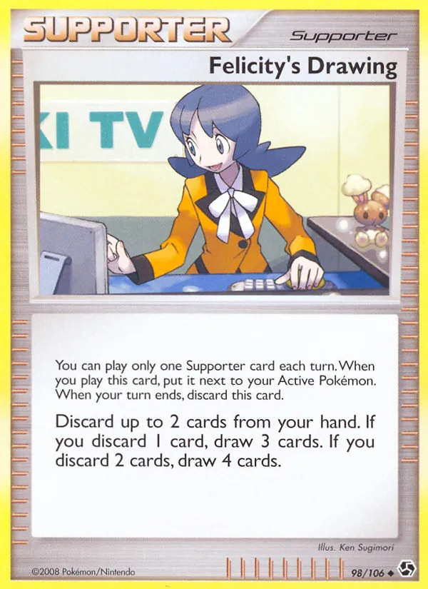 Felicity's Drawing #98 – Great Encounters card