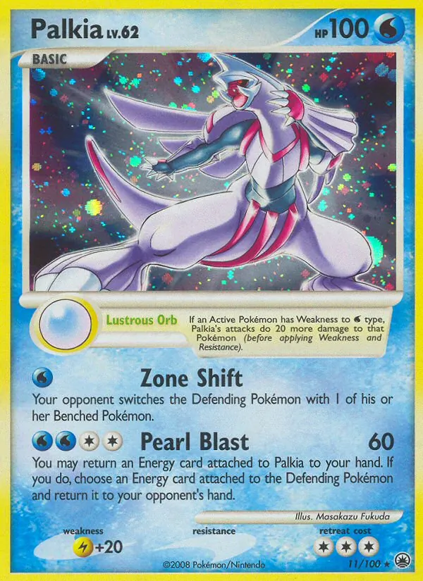 Palkia #11 – Majestic Dawn card