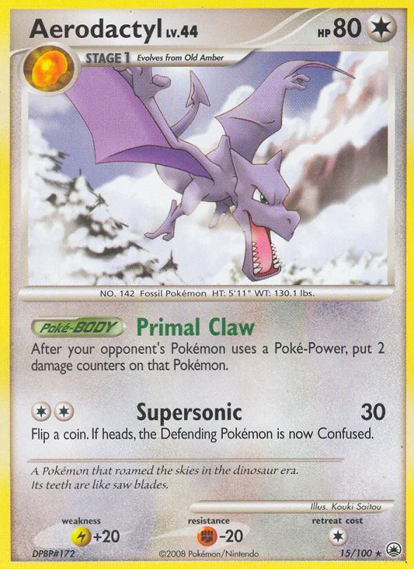 Aerodactyl #15 – Majestic Dawn card