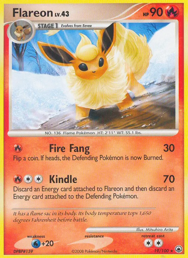 Flareon #19 – Majestic Dawn card