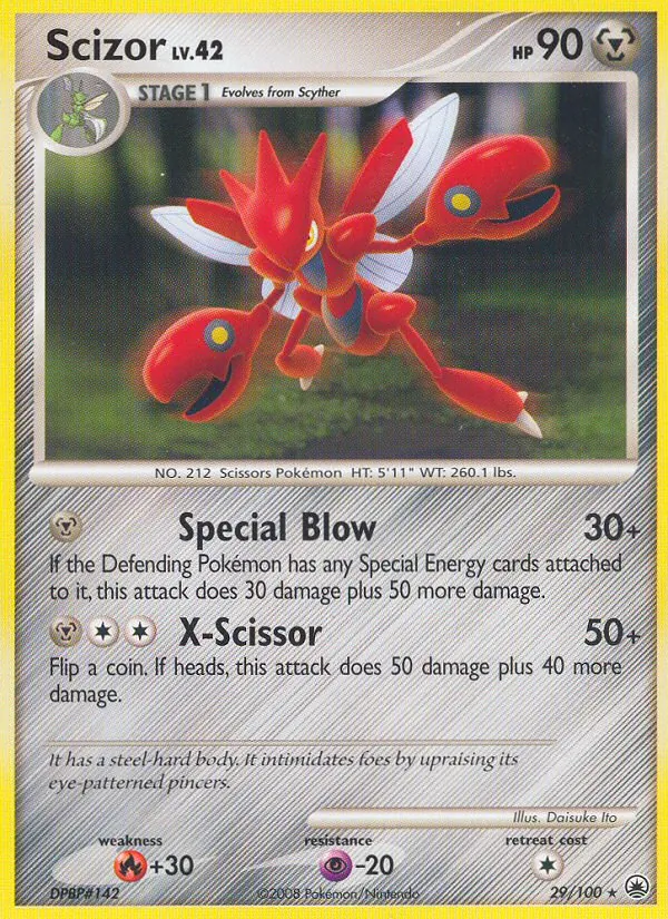 Scizor #29 – Majestic Dawn card