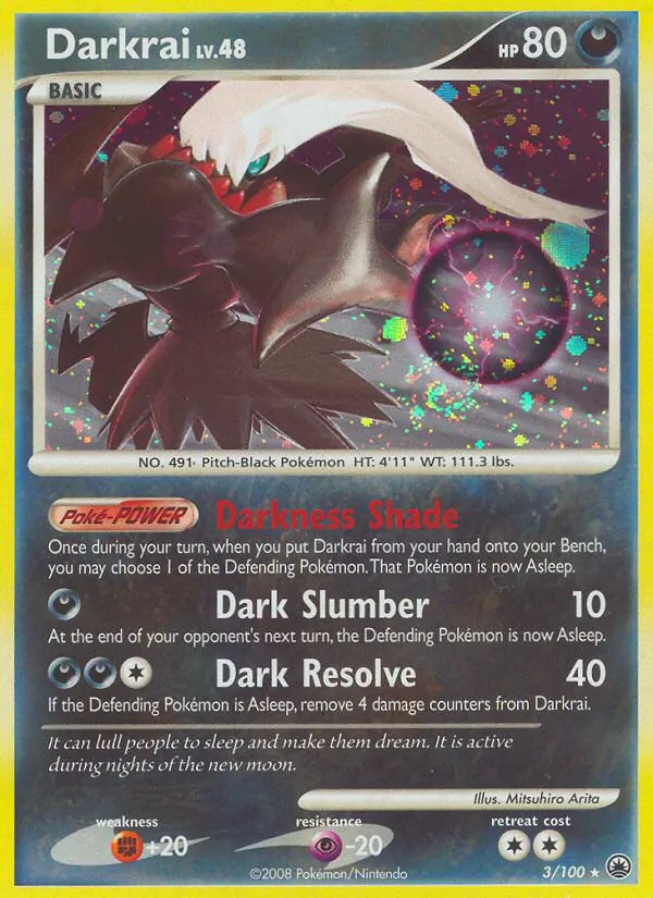 Darkrai #3 – Majestic Dawn card