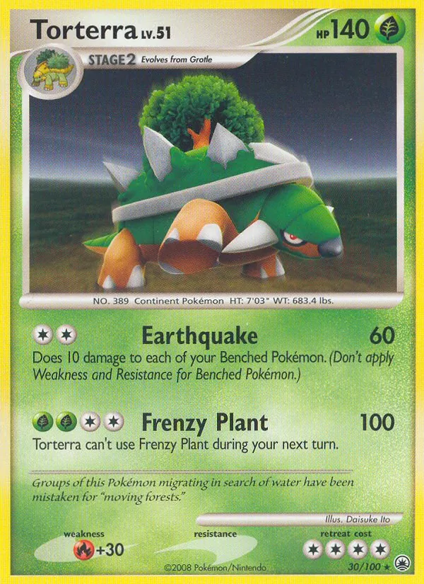 Torterra #30 – Majestic Dawn card