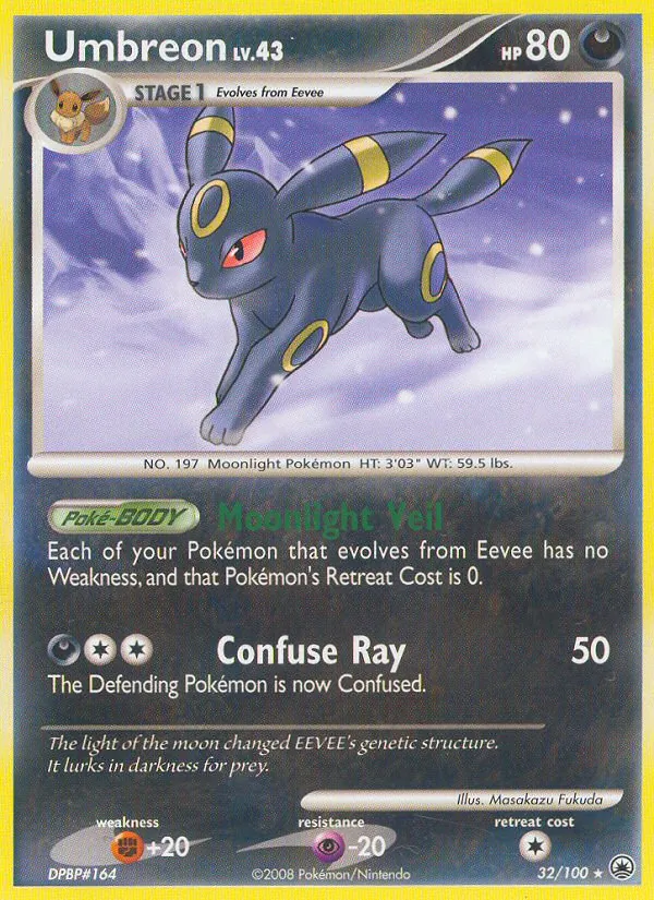 Umbreon #32 – Majestic Dawn card