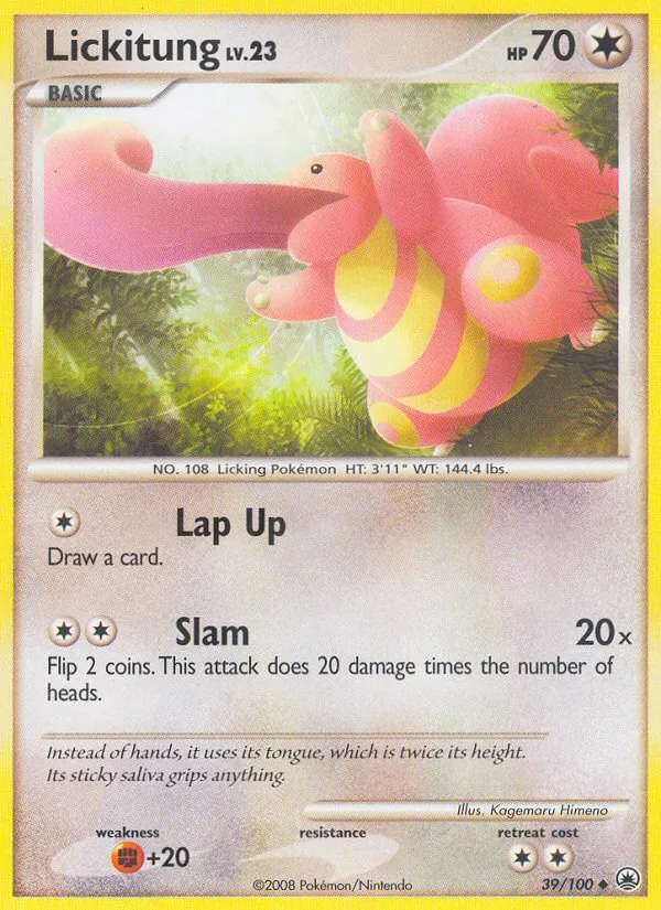 Lickitung #39 – Majestic Dawn card