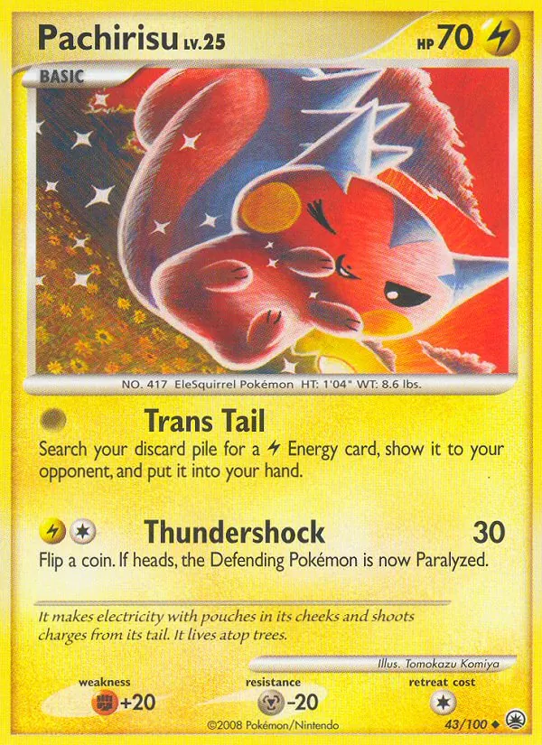 Pachirisu #43 – Majestic Dawn card