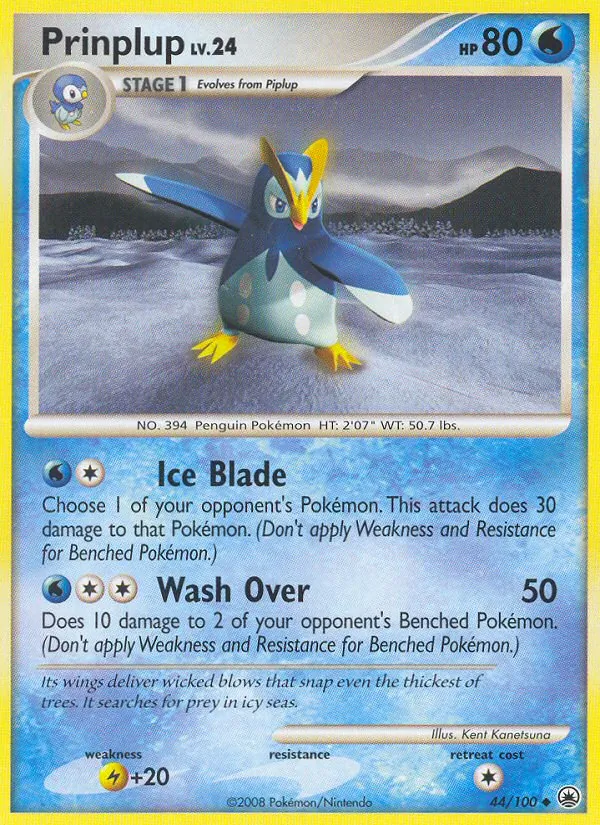 Prinplup #44 – Majestic Dawn card