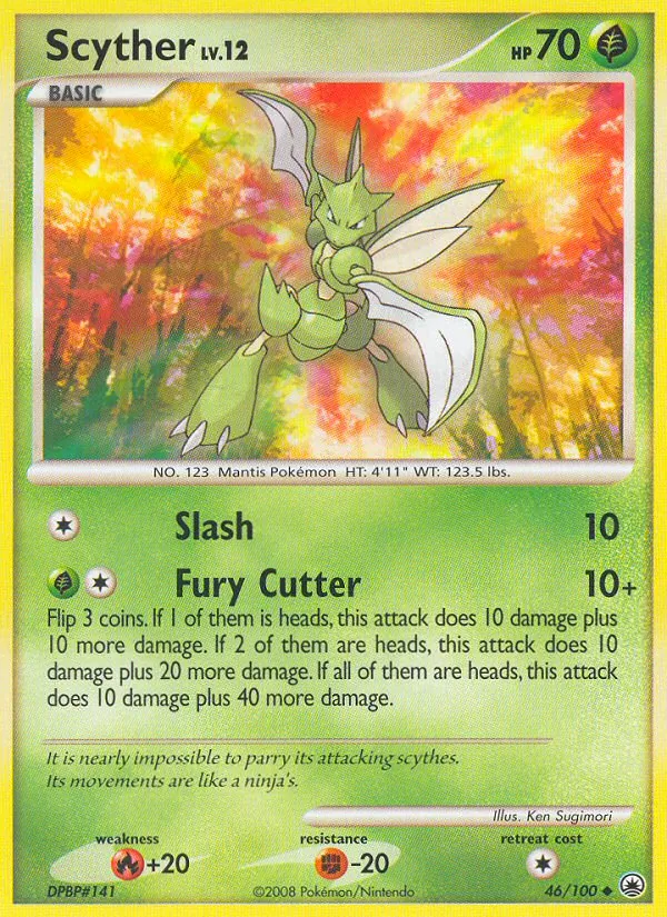 Scyther #46 – Majestic Dawn card