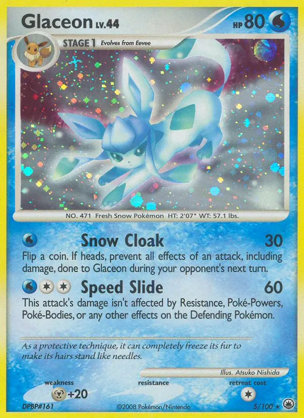 Glaceon #5 – Majestic Dawn card