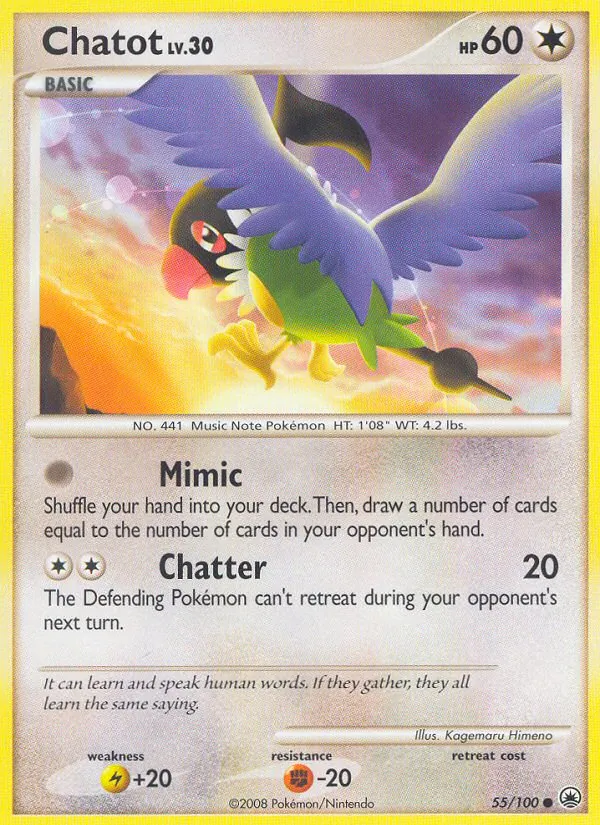 Chatot #55 – Majestic Dawn card