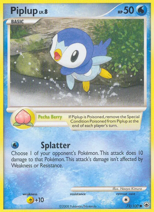 Piplup #72 – Majestic Dawn card