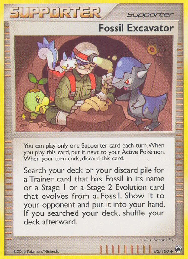 Fossil Excavator #82 – Majestic Dawn card