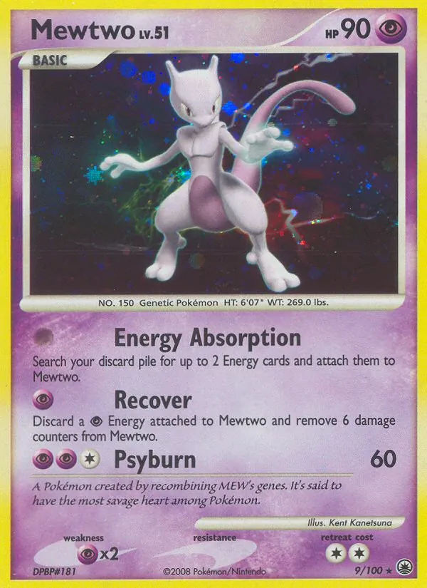 Mewtwo #9 – Majestic Dawn card