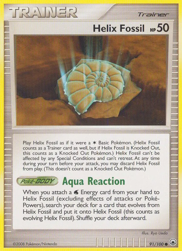 Helix Fossil #91 – Majestic Dawn card