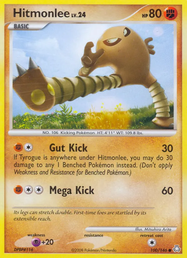 Hitmonlee #100 – Legends Awakened card